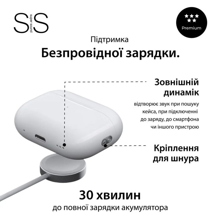 Навушники бездротові SmartX Pro 2 Premium Bluetooth преміум якість блютуз навушники ААА+