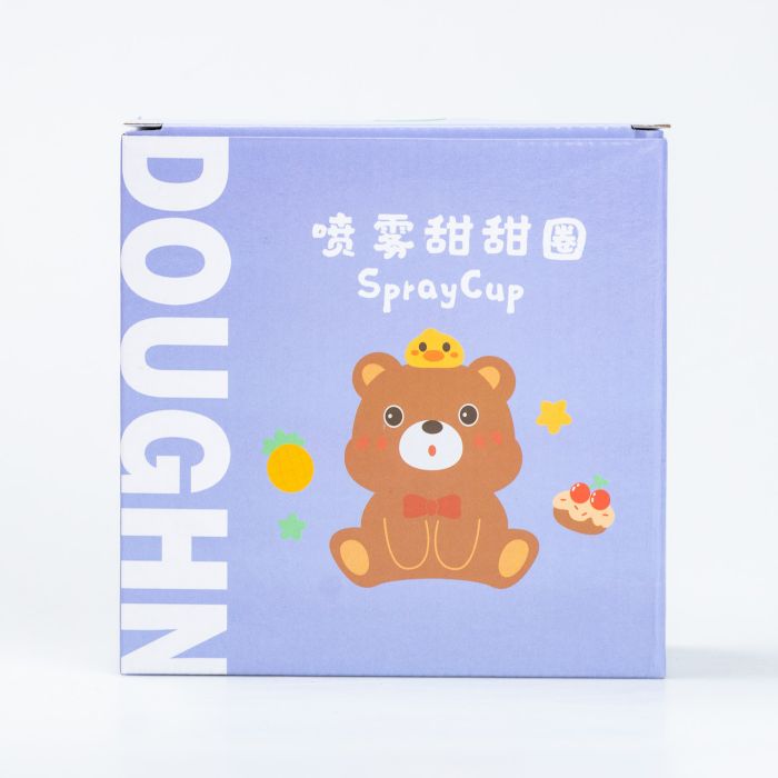 Дитяча пляшка для води Doughn Spray Cup коричнева пляшечка для води