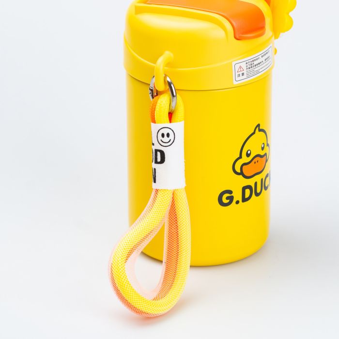 Термос дитячий з поильником з трубочкою G.Duck Cup Spray 460мл жовтий