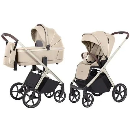 Коляска універсальна CARRELLO Vector CRL-6550 2в1 Seashell Beige - зображення 1