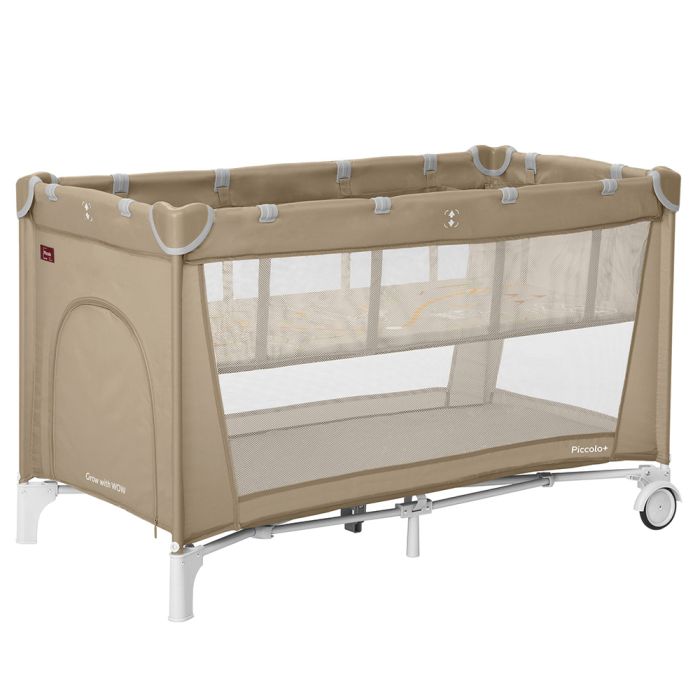 Манеж CARRELLO Piccolo+ CRL-18102 Sand Beige со вторым дном MOQ - зображення 1