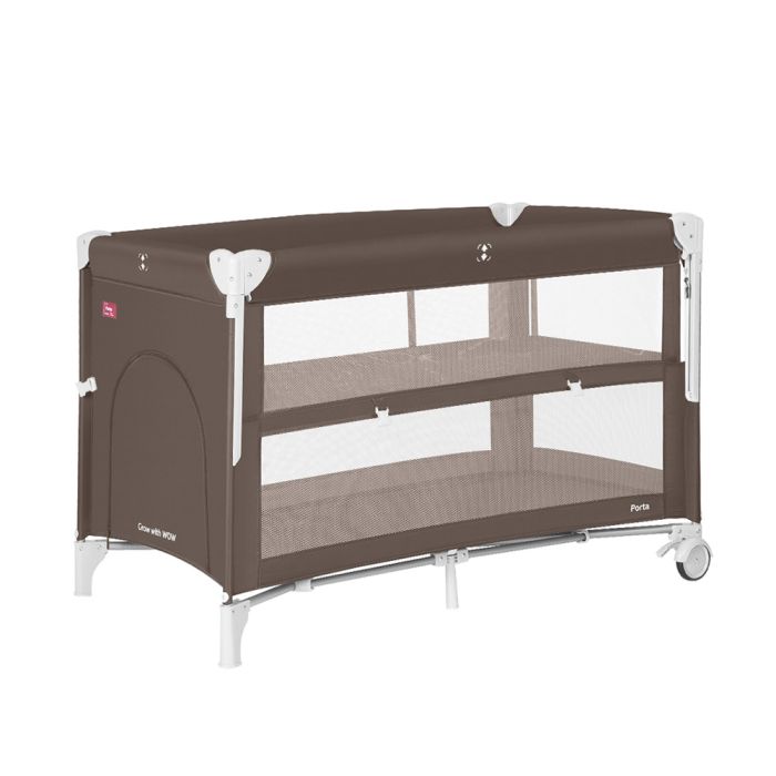 Манеж CARRELLO Porta CRL-18103 Chocolate Brown со вторым дном MOQ - зображення 1