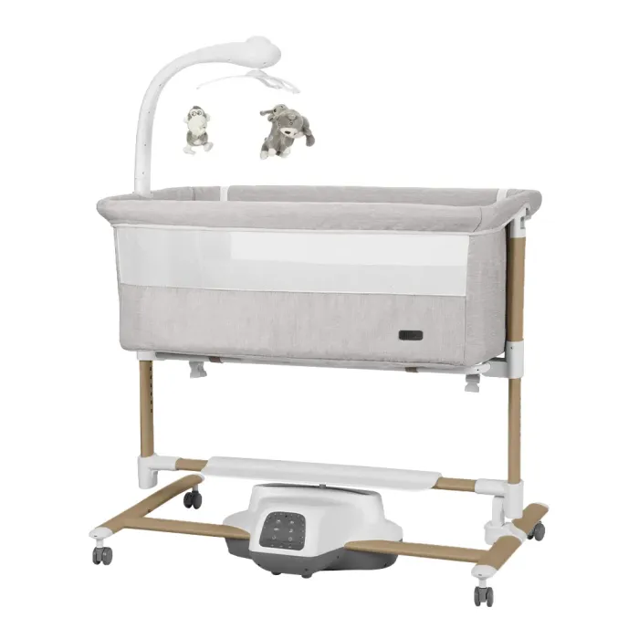 Дитяче ліжечко-гойдалка CARRELLO Bloom CRL-10304 Silk Beige - зображення 1