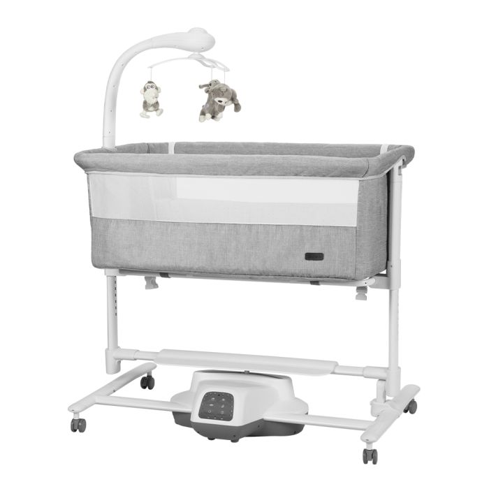 Дитяче ліжечко-гойдалка CARRELLO Bloom CRL-10304 Anchor Grey - зображення 1