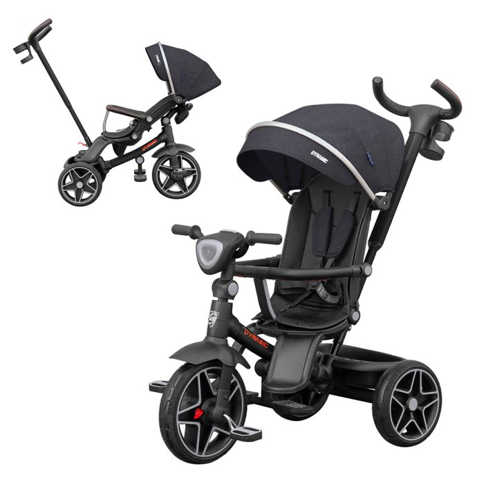 Велосипед триколісний TILLY DYNAMIC T-3810 BLACK - зображення 1