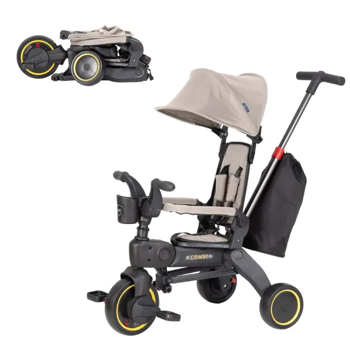 Велосипед триколісний TILLY COMBI T-392 BEIGE - изображение 1