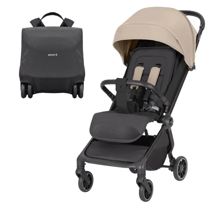 Прогулянкова коляска CARRELLO Atom S CRL-5526 Ceramic Beige /1/ - зображення 1