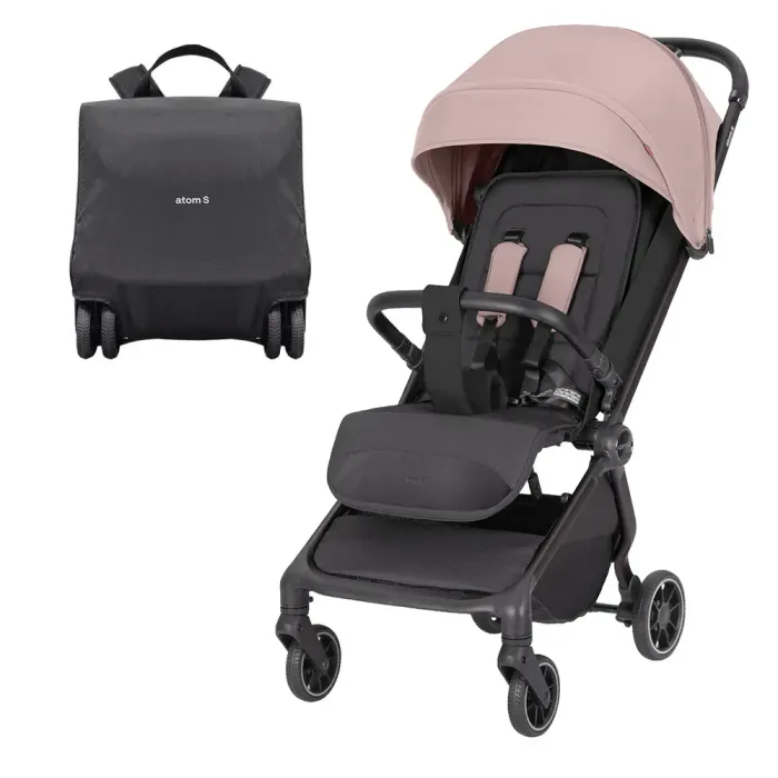Прогулянкова коляска CARRELLO Atom S CRL-5526 Blossom Pink /1/ - изображение 1