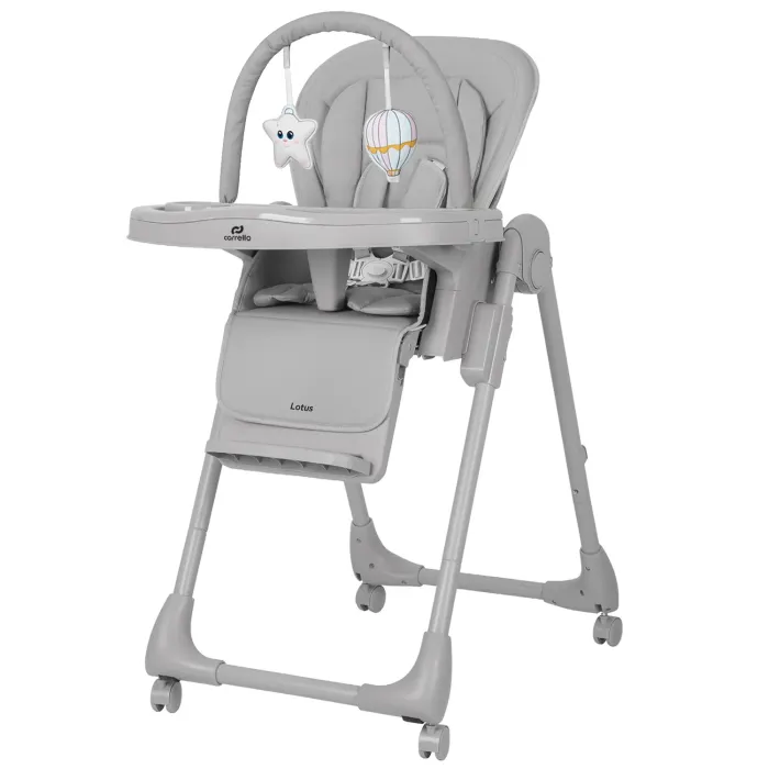 Стілець для годування CARRELLO Lotus CRL-12101 Alba Grey - изображение 1