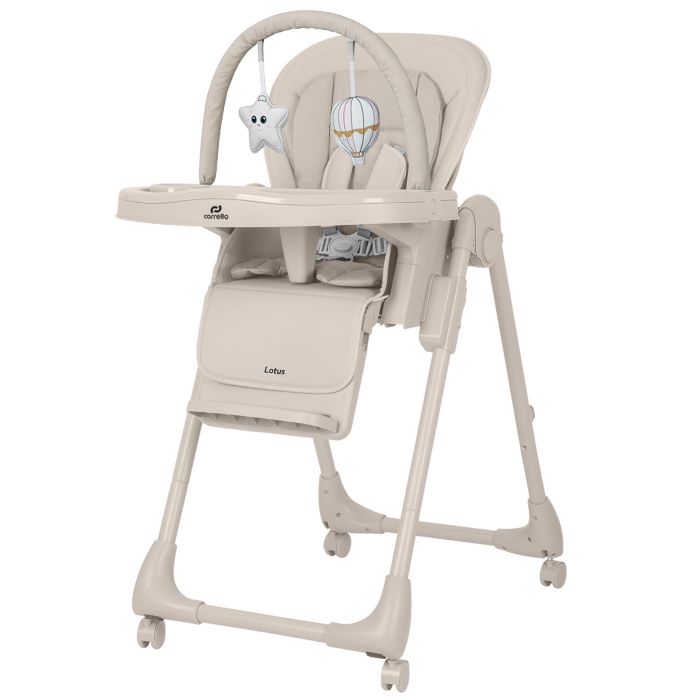 Стілець для годування CARRELLO Lotus CRL-12101 Dune Beige - зображення 1