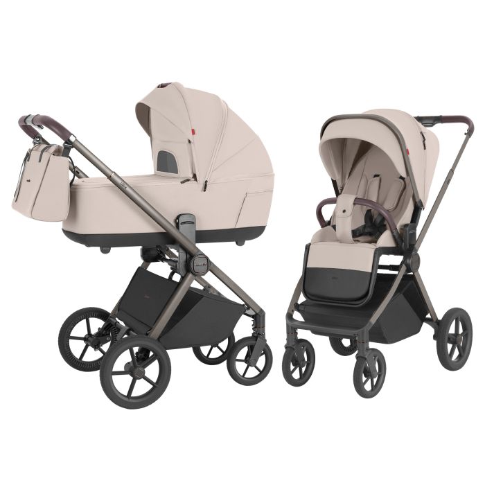 Коляска універсальна CARRELLO Ultra CRL-6527 2в1 Maple Beige (Color Frame) - зображення 1