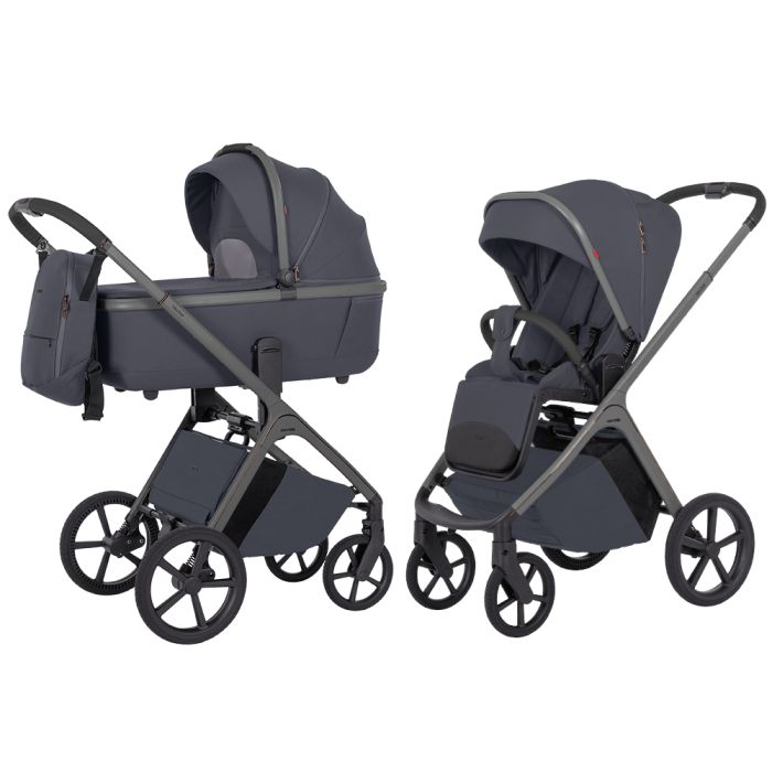 Коляска універсальна CARRELLO Vector CRL-6550 2в1 Plum Grey - зображення 1