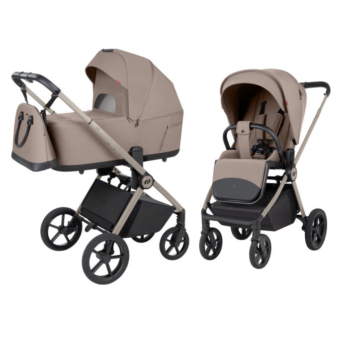 Коляска універсальна CARRELLO Ultra CRL-6556 2в1 Vintage Beige - зображення 1