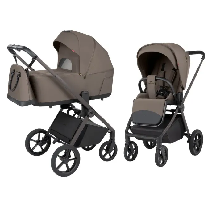 Коляска універсальна CARRELLO Ultra CRL-6556 2в1 Sugar Brown - изображение 1