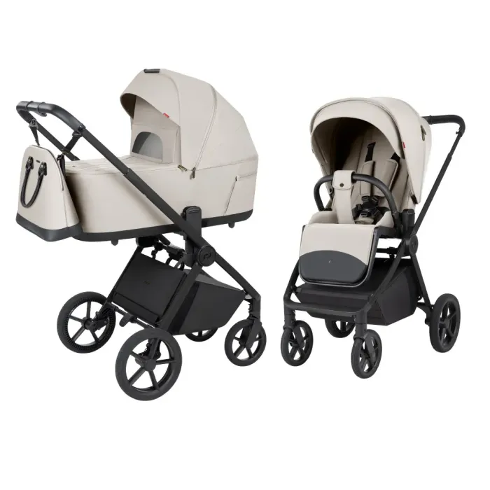 Коляска універсальна CARRELLO Ultra CRL-6556 2в1 Milk Grey - изображение 1