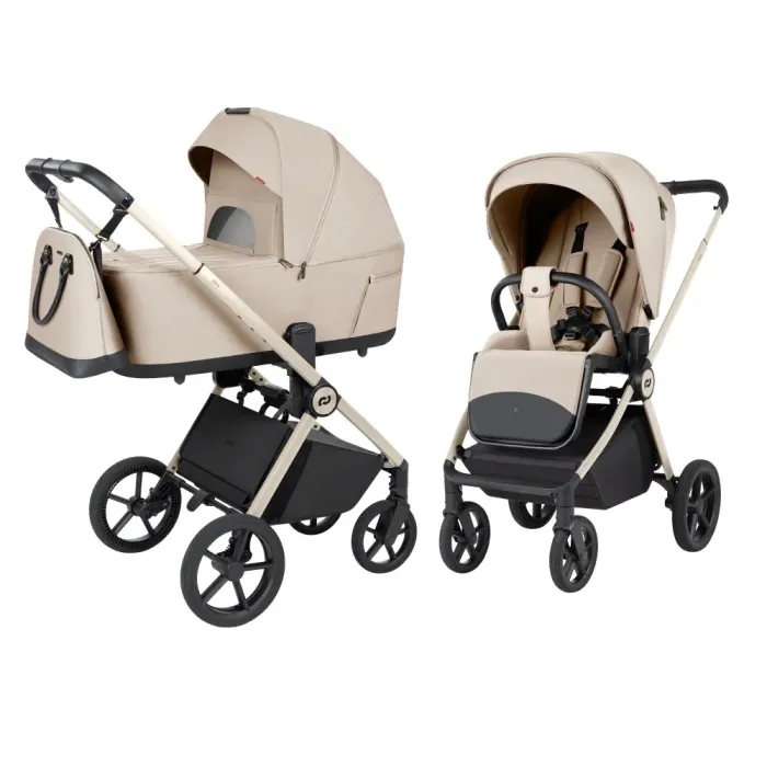 Коляска універсальна CARRELLO Ultra CRL-6556 2в1 Polar Beige - изображение 1