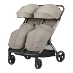 Прогулянкова коляска двомісна CARRELLO Link CRL-6533 Island Beige
