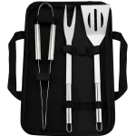 Набір аксесуарів для барбекю, мангала, гриля 3 предмети 40х10х5 см мангальне приладдя HP-20-71 (HP-20-71)