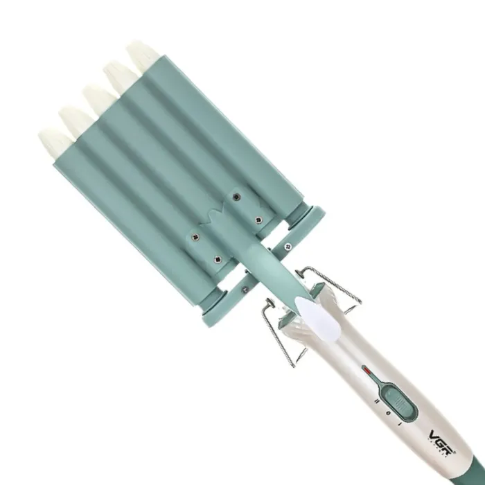 Плойка для волос 5 волн, широкий стайлер для завивки волос голливудские локоны VGR V-597 (V597BL) - изображение 1