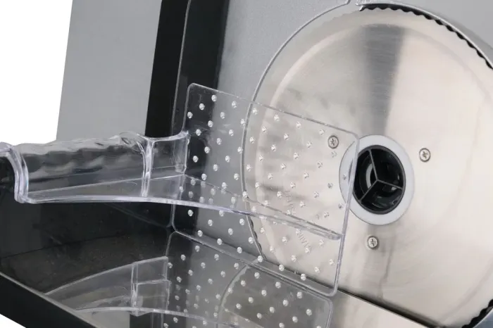 Слайсер мясорезка хлеборезка из нержавеющей стали 1 скорость 500 Вт Sokany SK-446 (SK446SS) - изображение 4