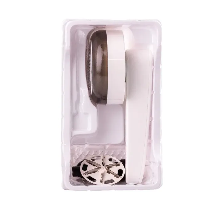 Машинка для стрижки ковтунців електрична, тример для чищення одягу ручного SOKANY SK-855 (SK855W) - зображення 4