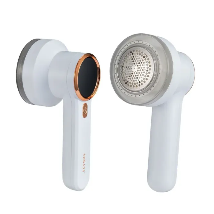 Машинка для стрижки ковтунців акумуляторна 9 Вт 2 на 500 mA тример для чищення одягу ручний SOKANY SK-12005 (SK12005) - зображення 1