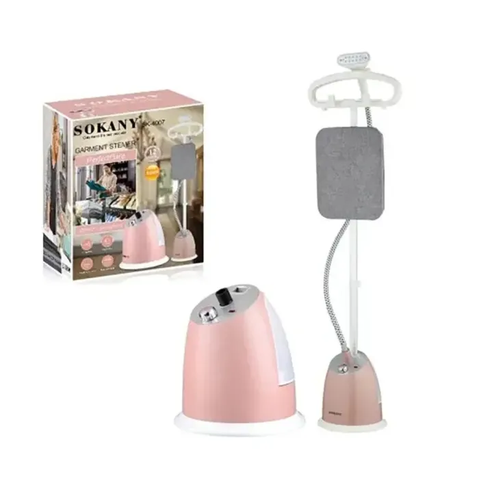 Відпарювач підлоговий вертикальний 2200 Вт парогенератор для одягу на 2.2 л парова праска SOKANY SK-4007 (SK4007) - зображення 10