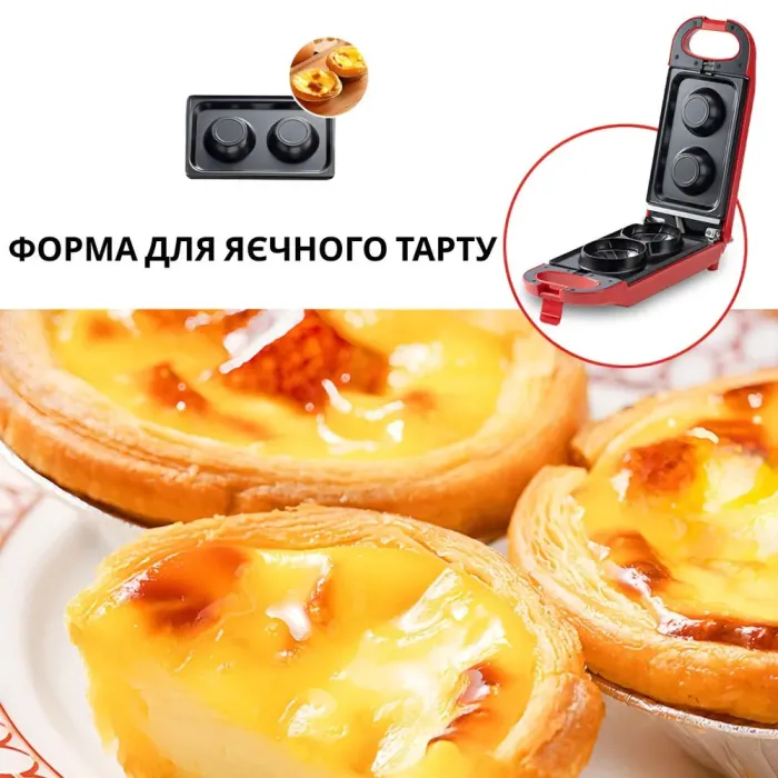 Вафельниця електрична 6 в 1 на 700 Вт двосторонній нагрів антипригарне покриття Sokany SK-BBQ-836 (SKBBQ836) - зображення 5