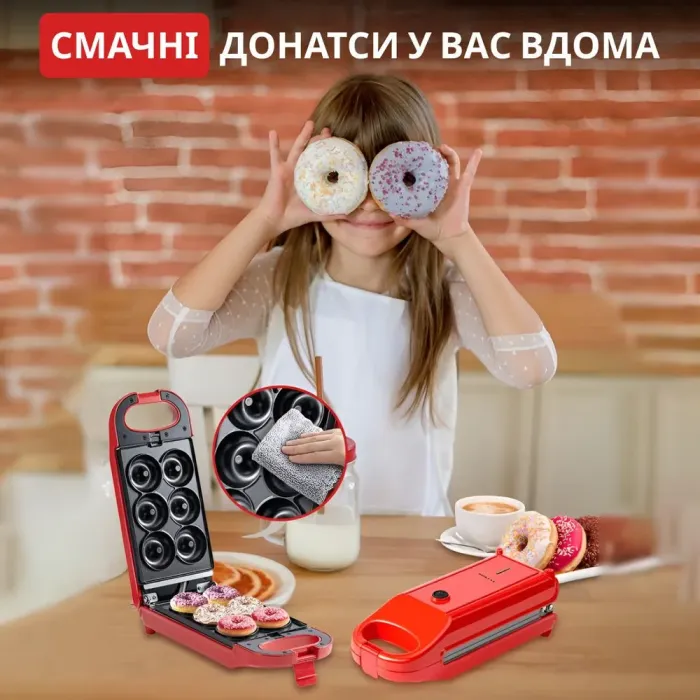 Вафельниця електрична 6 в 1 на 700 Вт двосторонній нагрів антипригарне покриття Sokany SK-BBQ-836 (SKBBQ836) - зображення 4