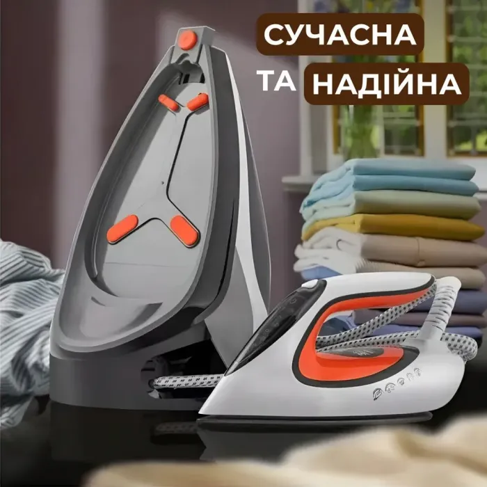 Праска з паровою станцією та антипригарним покриттям 3000 Вт праска керамічна SOKANY SK-YD-2128 (SKYD2128) - зображення 5