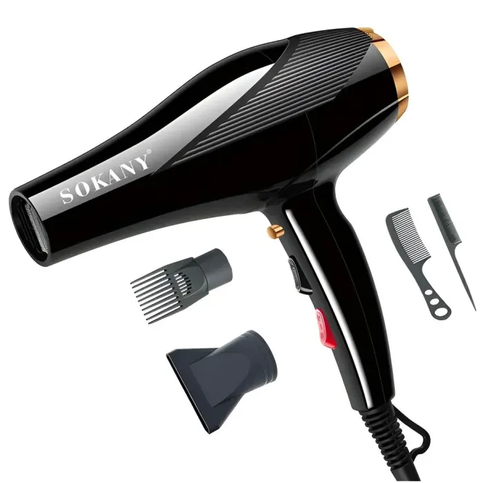 Фен для волос с концентратором профессиональный 2600 Вт с холодным и горячим воздухом. - изображение 3