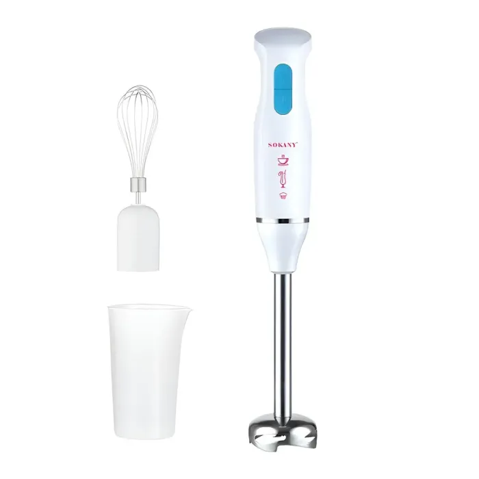 Блендер погружной 3 в 1 облегченный 1000 Вт 2 режима скорости Sokany SK-778-3 (SK7783) - изображение 1