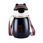 Термос дитячий з поїльником 500 мл термокружка з нержавіючої сталі до 12 годин Чорний (HPGM8860B)