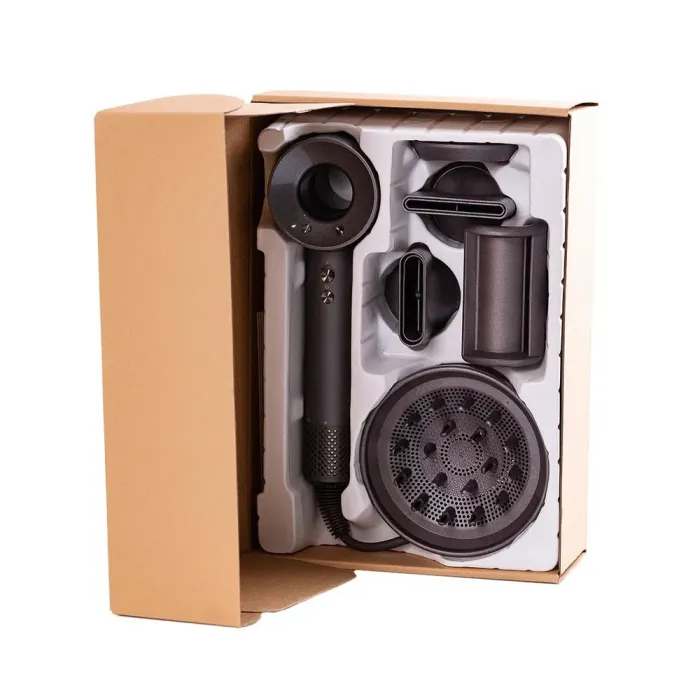 Фен стайлер для волосся 6 в 1 Supersonic Premium 1600 Вт 5 насадок 3 режими швидкості Сірий (PH770G) - зображення 8