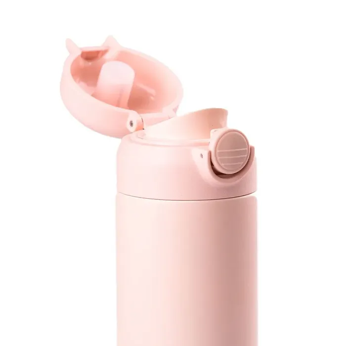 Термос металлический 280 мл термокружка из нержавеющей стали до 12 часов Розовый (YLS80158P) - изображение 2