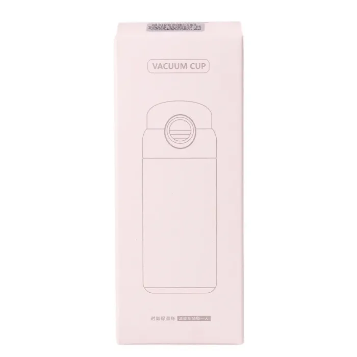 Термос металлический 280 мл термокружка из нержавеющей стали до 12 часов Розовый (YLS80158P) - изображение 6