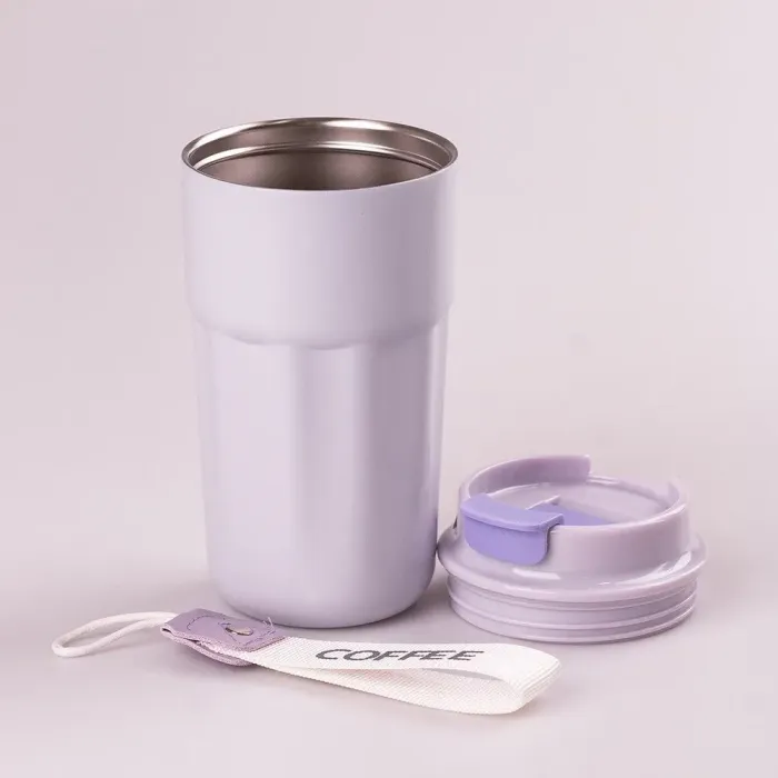 Термос металлический 450 мл термокружка из нержавеющей стали до 12 часов (HP153V) - изображение 3