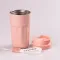 Термос металлический 450 мл термокружка из нержавеющей стали до 12 часов Розовый (HP153P)