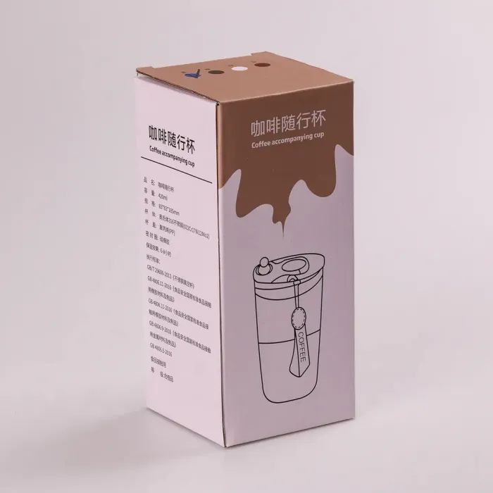 Термос из нержавеющей стали 420 мл с ремешком температура до 12 часов (HPGM8110BL) - изображение 5