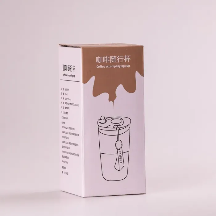 Термос из нержавеющей стали 420 мл с ремешком температура до 12 часов Белый (HPGM8110W) - изображение 4