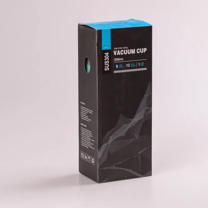 Термос металевий 500 мл термокружка з нержавіючої сталі ручкою до 12 годин Жовтогарячий (HPGM5010O) - зображення 3