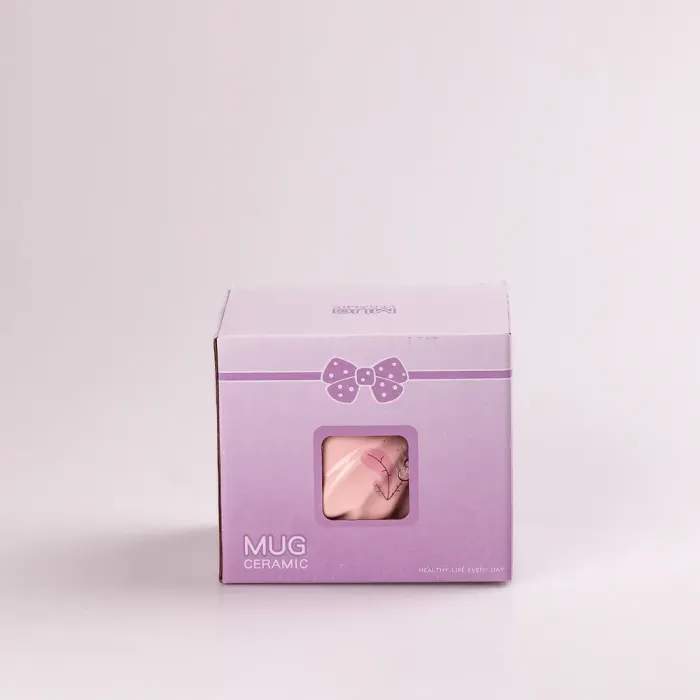 Чашка керамическая 500 мл Фламинго с крышкой и ложкой (HPCY8276ND) - изображение 3