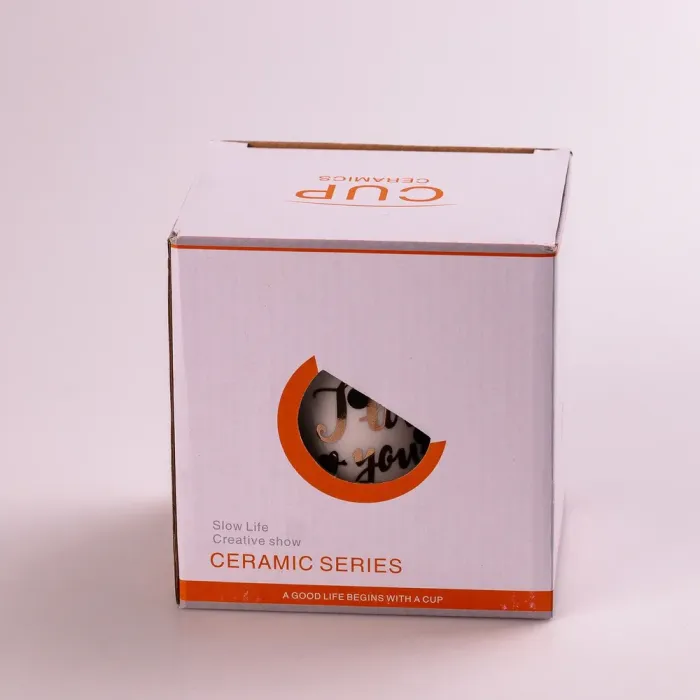 Чашка керамічна 400 мл Love з кришкою та ложкою Чорний (HPCY8263B) - зображення 3