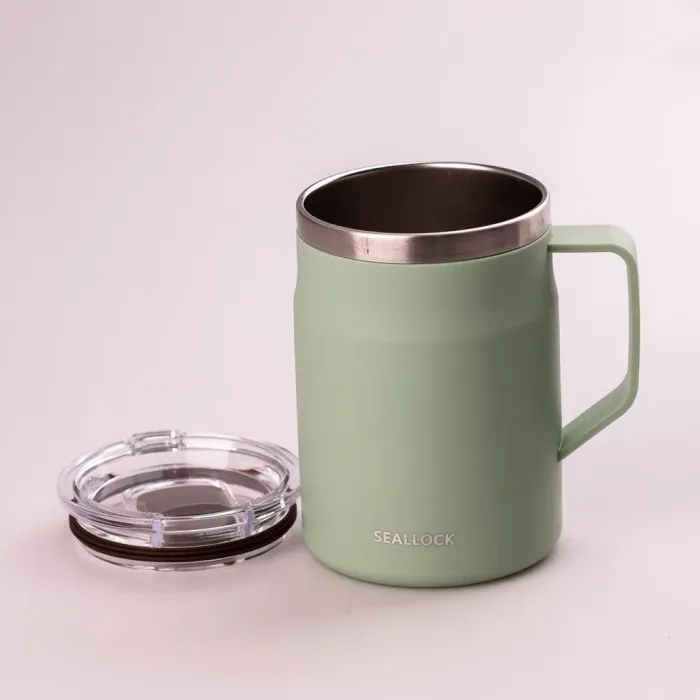 Термос металлический 550 мл термокружка из нержавеющей стали до 12 часов (HPGMB5502GR) - изображение 2