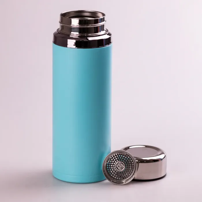 Термос из нержавеющей стали с ремешком Baicc 800 мл Голубой (HPGM8865BL) - изображение 2