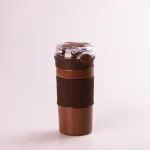 Термос із поїлкою 400 мл ізольований із нержавіючої сталі до 12 годин Коричневий (HPGM3001BR)