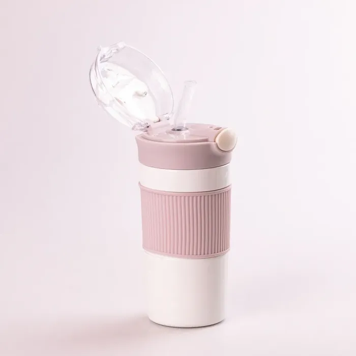 Термос с поилкой 400 мл изолированный из нержавеющей стали до 12 часов. - изображение 2