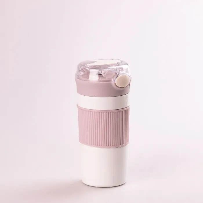 Термос с поилкой 400 мл изолированный из нержавеющей стали до 12 часов. - изображение 1