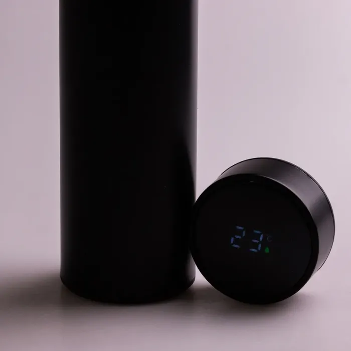 Термос с датчиком температуры 500 мл из нержавеющей стали термокружка до 12 часов HP-GM-443 - изображение 5