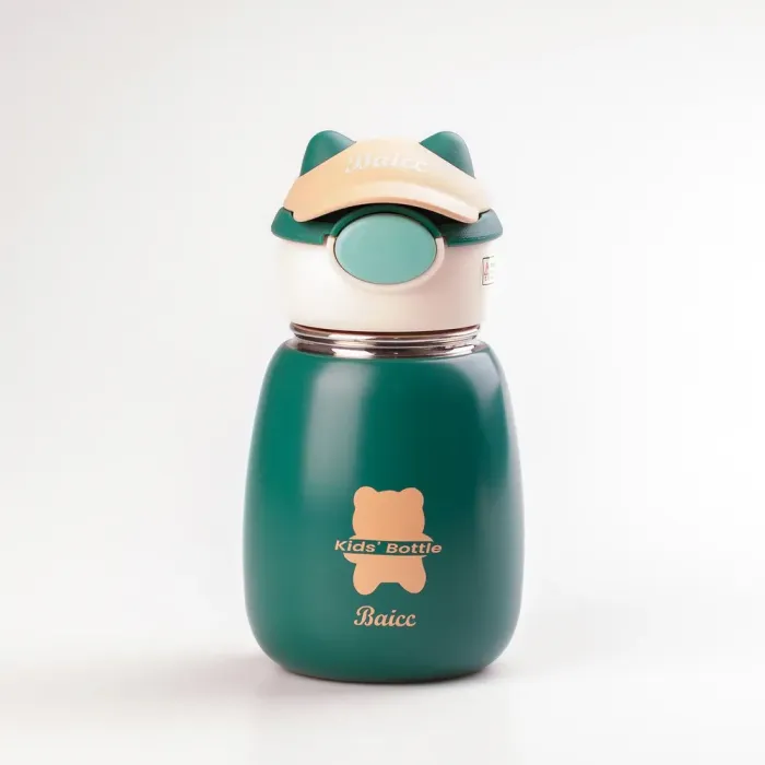 Термос детский с поильником 500 мл термокружка из нержавеющей стали до 12 часов. (HPGM8860GR) - изображение 3